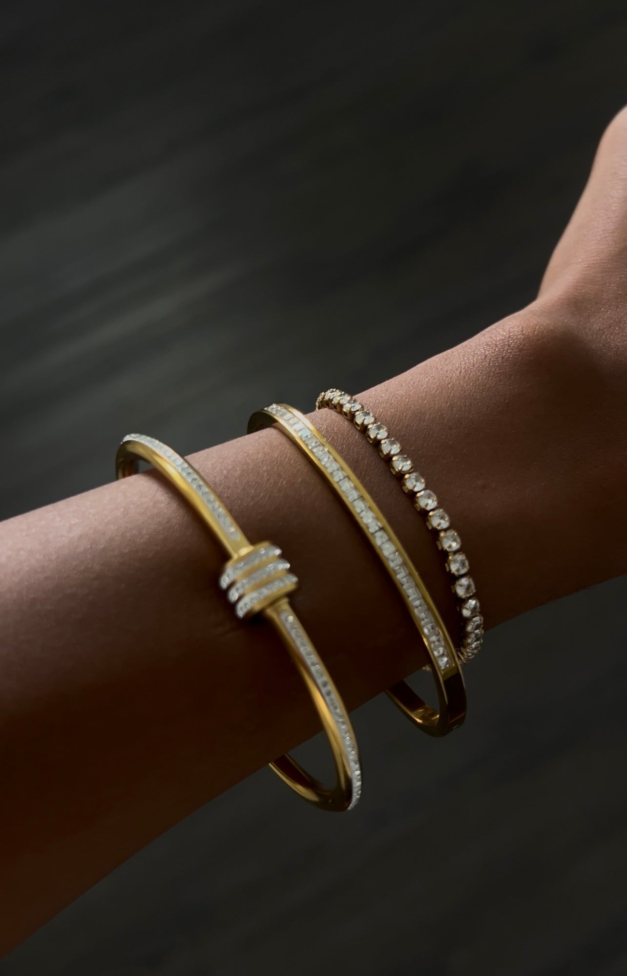 The Diamond Veil Bangle