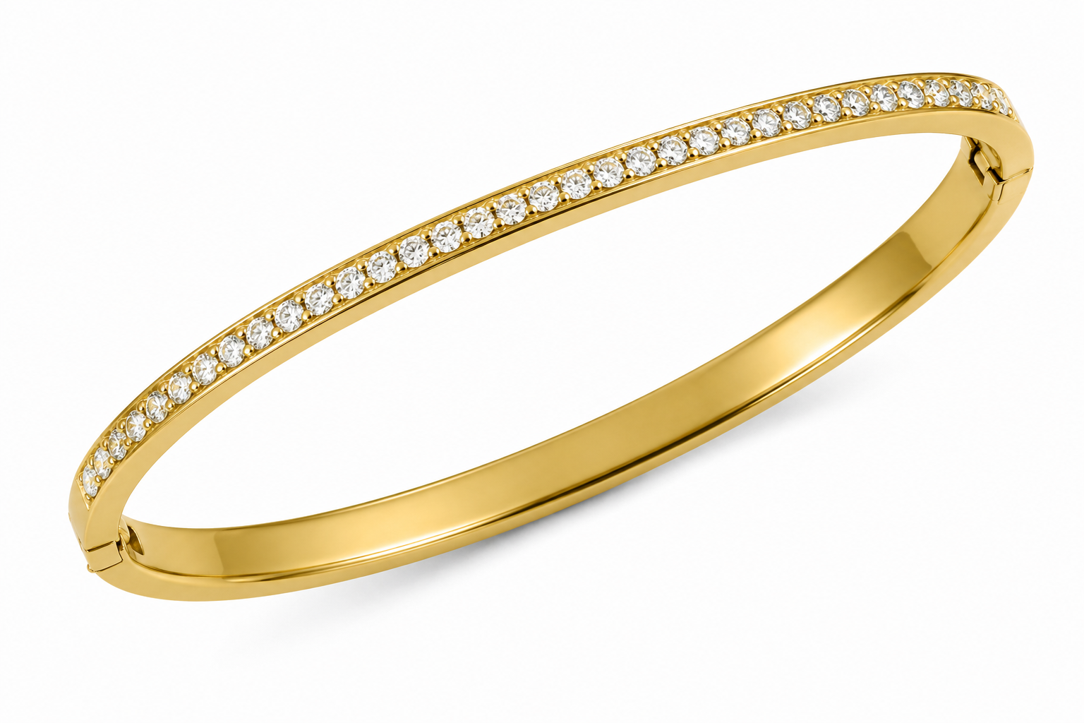 The Diamond Veil Bangle