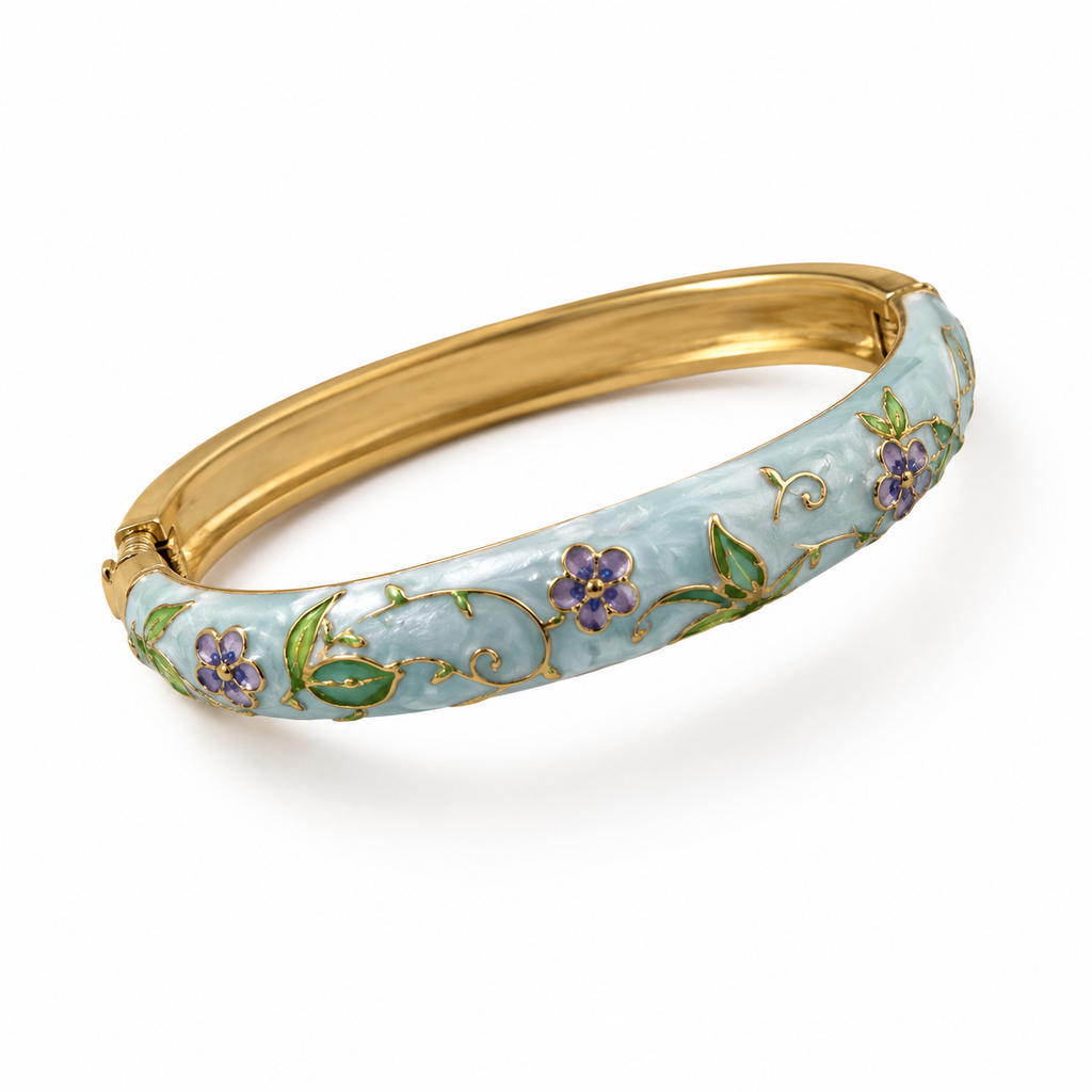 Sky floral bangle